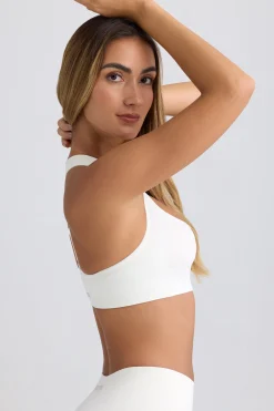 Oh Polly Matching Sets | Sports Bras^Super Sculpt Seamless T-Back Sports Bra in Eggshell