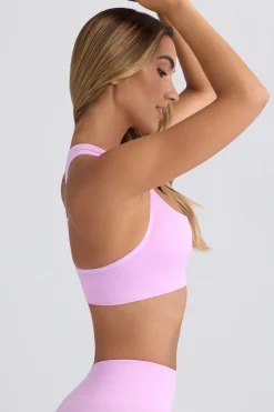 Oh Polly Matching Sets | Sports Bras^Super Sculpt Seamless T-Back Sports Bra in Violet Pink VioletPink