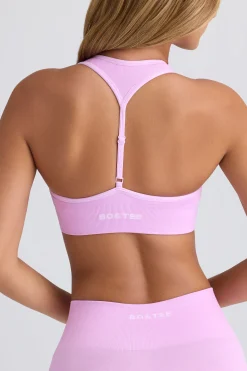 Oh Polly Matching Sets | Sports Bras^Super Sculpt Seamless T-Back Sports Bra in Violet Pink VioletPink