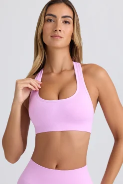 Oh Polly Matching Sets | Sports Bras^Super Sculpt Seamless T-Back Sports Bra in Violet Pink VioletPink