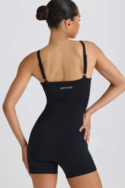 Oh Polly Unitards^Super Sculpt Seamless Unitard in Black