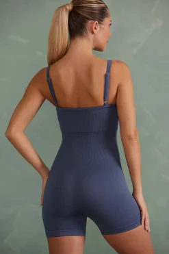 Oh Polly Women'S Clothing Sale - $65 And Under^Super Sculpt Unitard in Steel Blue SteelBlue