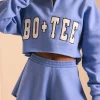 Oh Polly Women'S Clothing Sale - $65 And Under | Women'S Clothing Sale - $40 And Under^Sweat Shorts in Cerulean Blue CeruleanBlue