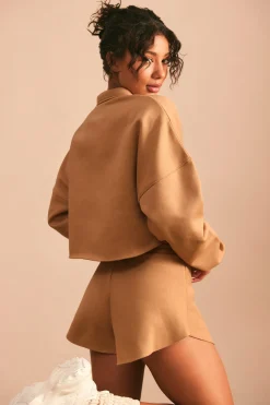 Oh Polly Women'S Clothing Sale - $65 And Under | Women'S Clothing Sale - $40 And Under^Sweat Shorts in Chestnut Brown ChestnutBrown