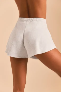 Oh Polly Matching Sets | Shorts^Sweat Shorts in Heather Grey HeatherGrey