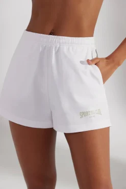 Oh Polly Women'S Clothing Sale - $65 And Under | Women'S Clothing Sale - $40 And Under^Sweat Shorts in White