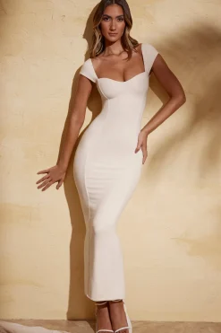 Oh Polly Bride To Be | Graduation Dresses^Sweetheart Neckline Maxi Dress in Ivory