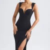 Oh Polly Wedding Guest | Graduation Dresses^Sweetheart-Neck Midaxi Dress in Black