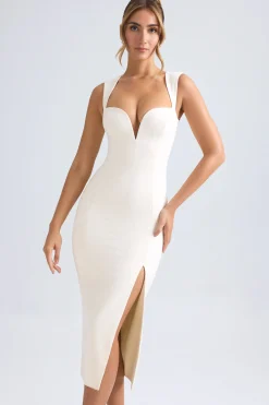 Oh Polly Bride To Be | Graduation Dresses^Sweetheart-Neck Midaxi Dress in Ivory