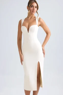 Oh Polly Bride To Be | Graduation Dresses^Sweetheart-Neck Midaxi Dress in Ivory