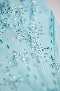 Oh Polly Women'S Clothing Sale - $65 And Under | Women'S Clothing Sale - $40 And Under^Tall Embellished Mid-Rise Flared Trousers in Ice Blue IceBlue
