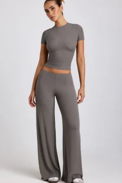 Oh Polly Women'S Clothing Sale - $40 And Under | Women'S Clothing Sale - $65 And Under^Tall Mid Rise Wide Leg Trouser in Grey