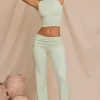 Oh Polly Women'S Clothing Sale - $65 And Under | Women'S Clothing Sale - $40 And Under^Tall Mid-Rise Straight Leg Trousers in Light Sage LightSage