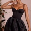 Oh Polly Party Dresses | Birthday^Tulle Skirt Corset Mini Dress in Black