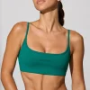 Oh Polly Women'S Clothing Sale - $65 And Under | Women'S Clothing Sale - $40 And Under^Twist Back Scoop Neck Sports Bra in Teal Green TealGreen