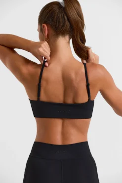 Oh Polly Matching Sets | Sports Bras^Twist Bust Sports Bra in Black