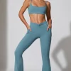 Oh Polly Women'S Clothing Sale - $65 And Under | Women'S Clothing Sale - $40 And Under^Twist Waist Flare Leggings in Slate Blue SlateBlue