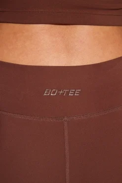 Oh Polly Matching Sets | Shorts^Twist Waist Mini Shorts with Pockets in Chocolate