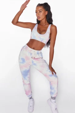 Oh Polly Women'S Clothing Sale - $65 And Under | Women'S Clothing Sale - $40 And Under^Unwind Full Length Cuffed Joggers in Tie Dye