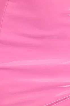 Oh Polly Skirts & Skorts | Co-Ords^Vinyl Thigh Split Micro Mini Skirt in Pink