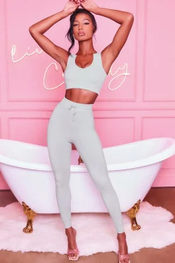 Oh Polly Women'S Clothing Sale - $65 And Under | Women'S Clothing Sale - $40 And Under^We Chillin’ High Waisted Leggings in Grey