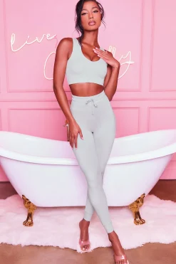 Oh Polly Women'S Clothing Sale - $65 And Under | Women'S Clothing Sale - $40 And Under^We Chillin’ Petite High Waisted Leggings in Grey