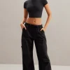 Oh Polly Women'S Clothing Sale - $65 And Under | Women'S Clothing Sale - $40 And Under^Wide Leg Cargo Trousers in Black
