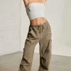 Oh Polly Women'S Clothing Sale - $65 And Under | Women'S Clothing Sale - $40 And Under^Wide Leg Cargo Trousers in Green