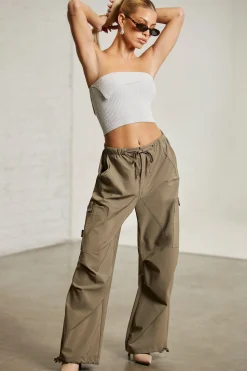 Oh Polly Women'S Clothing Sale - $65 And Under | Women'S Clothing Sale - $40 And Under^Wide Leg Cargo Trousers in Green