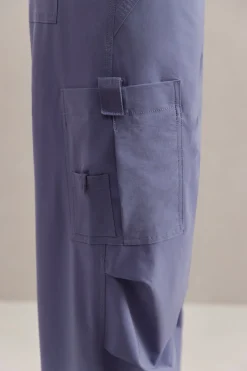 Oh Polly Women'S Clothing Sale - $65 And Under | Women'S Clothing Sale - $40 And Under^Wide Leg Cargo Trousers in Dusty Blue Navy