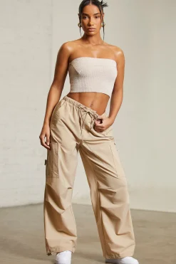 Oh Polly Women'S Clothing Sale - $65 And Under | Women'S Clothing Sale - $40 And Under^Wide Leg Cargo Trousers in Beige