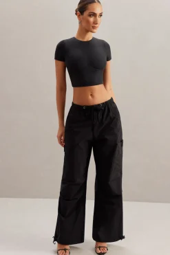 Oh Polly Women'S Clothing Sale - $65 And Under | Women'S Clothing Sale - $40 And Under^Wide Leg Cargo Trousers in Black