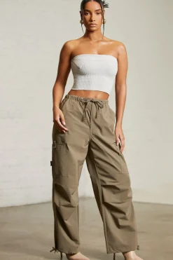 Oh Polly Women'S Clothing Sale - $65 And Under | Women'S Clothing Sale - $40 And Under^Wide Leg Cargo Trousers in Green