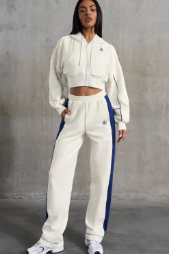 Oh Polly Tracksuits | Matching Sets^Wide Leg Sweatpants in White