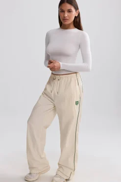 Oh Polly Tracksuits | Matching Sets^Wide-Leg Track Pants in Marble