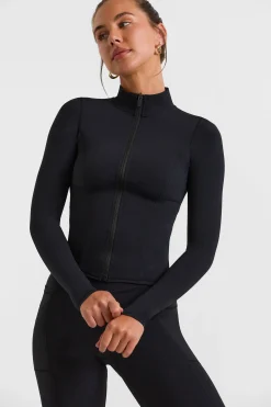 Oh Polly Matching Sets | Tops^Zip Up Jacket in Black