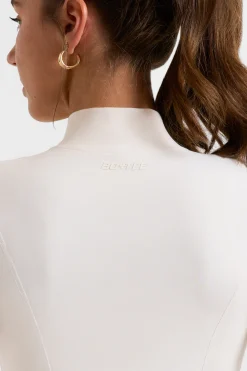 Oh Polly Tops^Zip Up Jacket in White